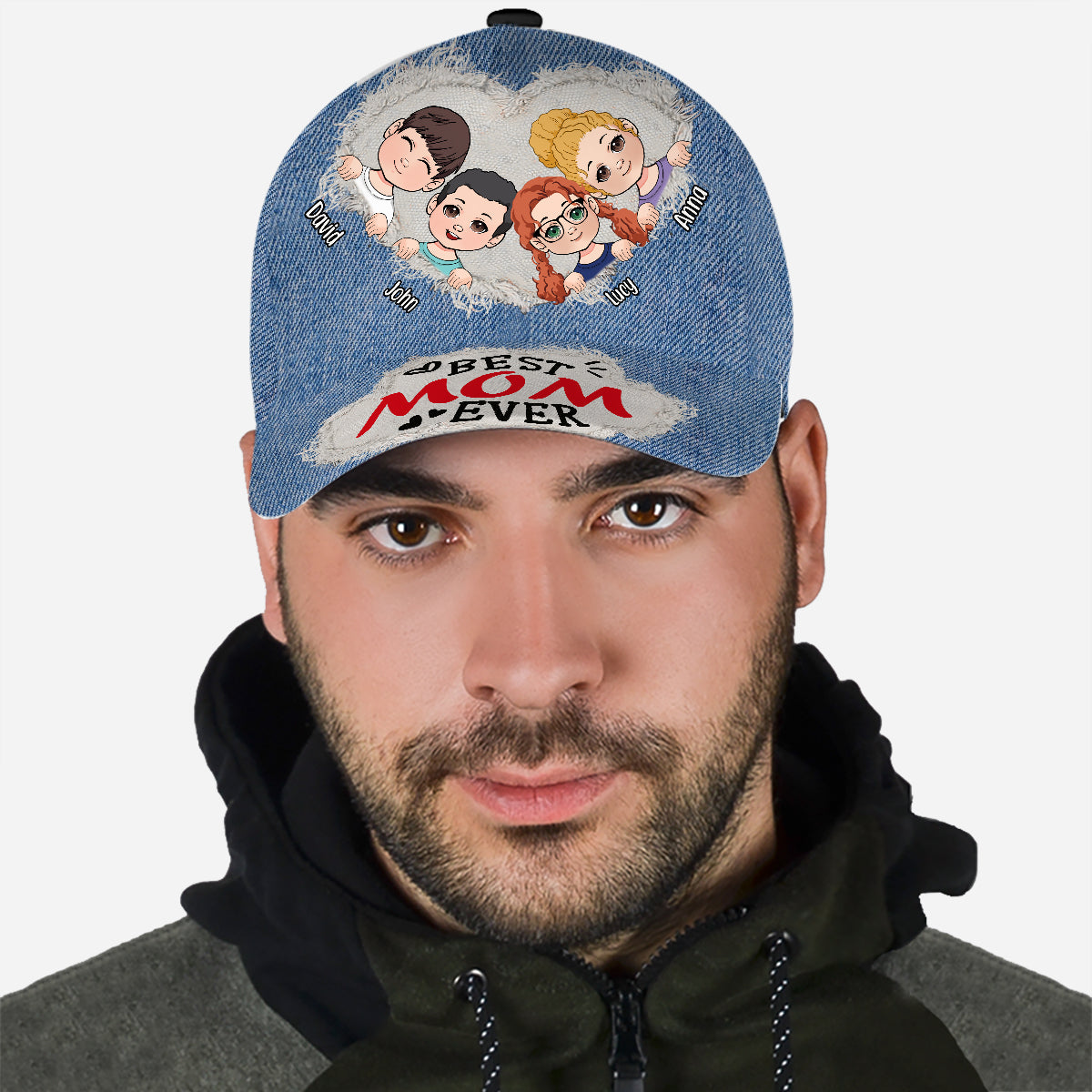 Meilleure maman du monde - Casquette classique personnalisée pour maman