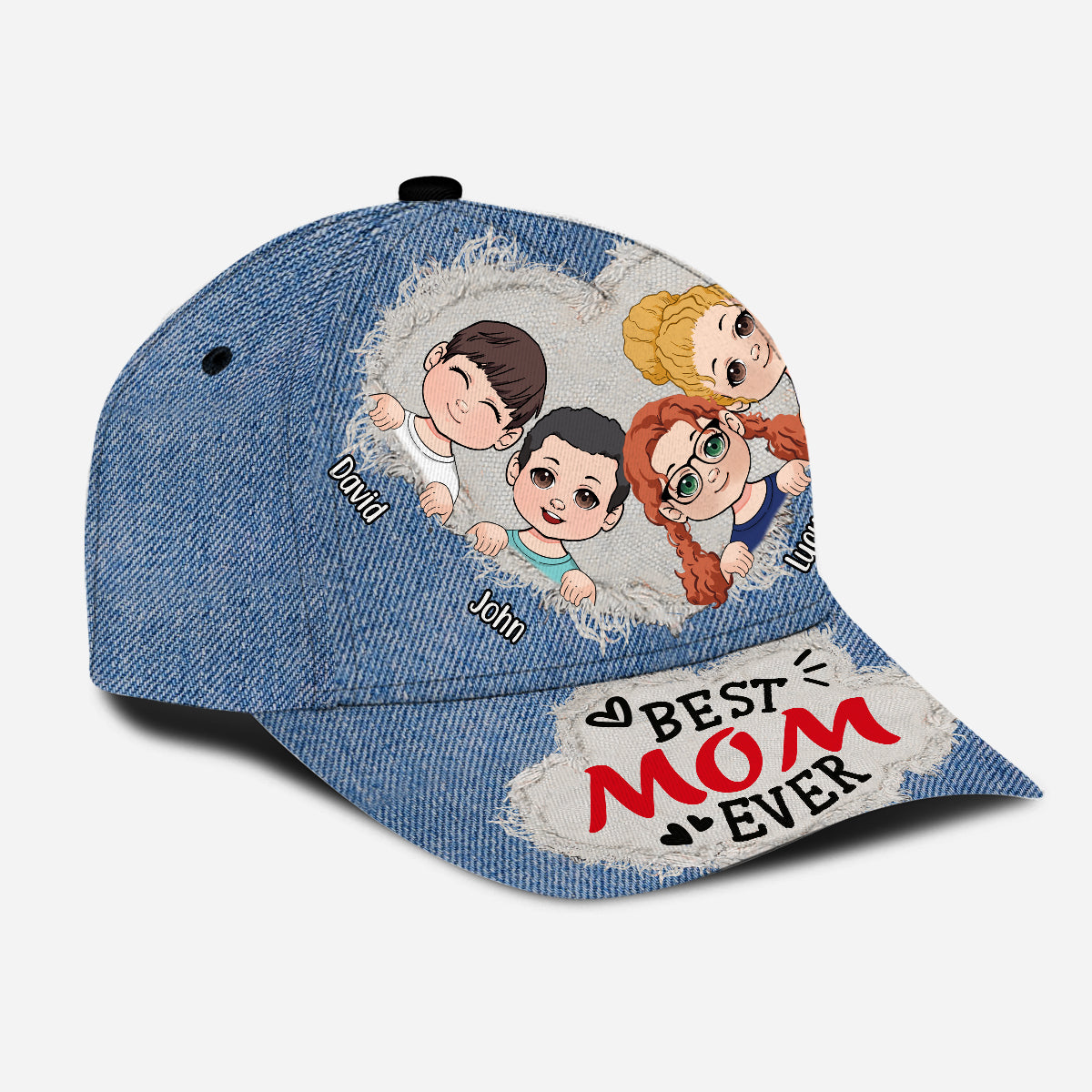 Meilleure maman du monde - Casquette classique personnalisée pour maman