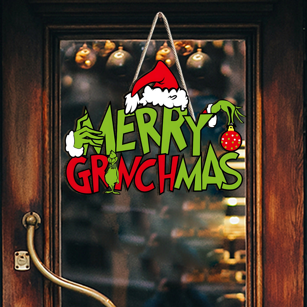 Joyeux Noël - Panneau en bois personnalisé « Étole de Noël »