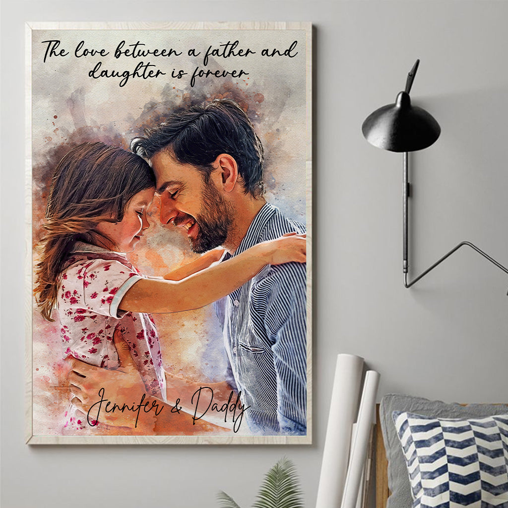 Best Dad Ever - Personalized Father Canvas And Poster