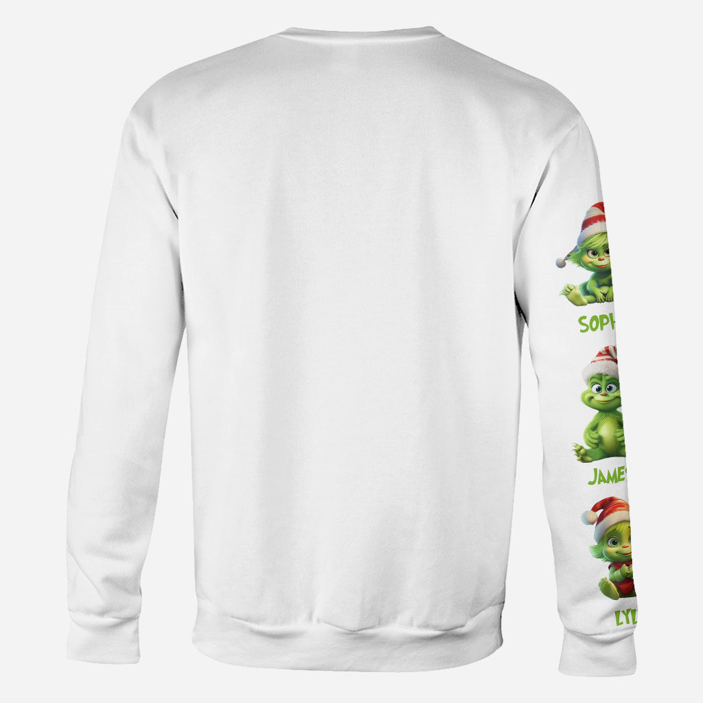 Grinch Mama - Personalized Stole Christmas All Over Shirt