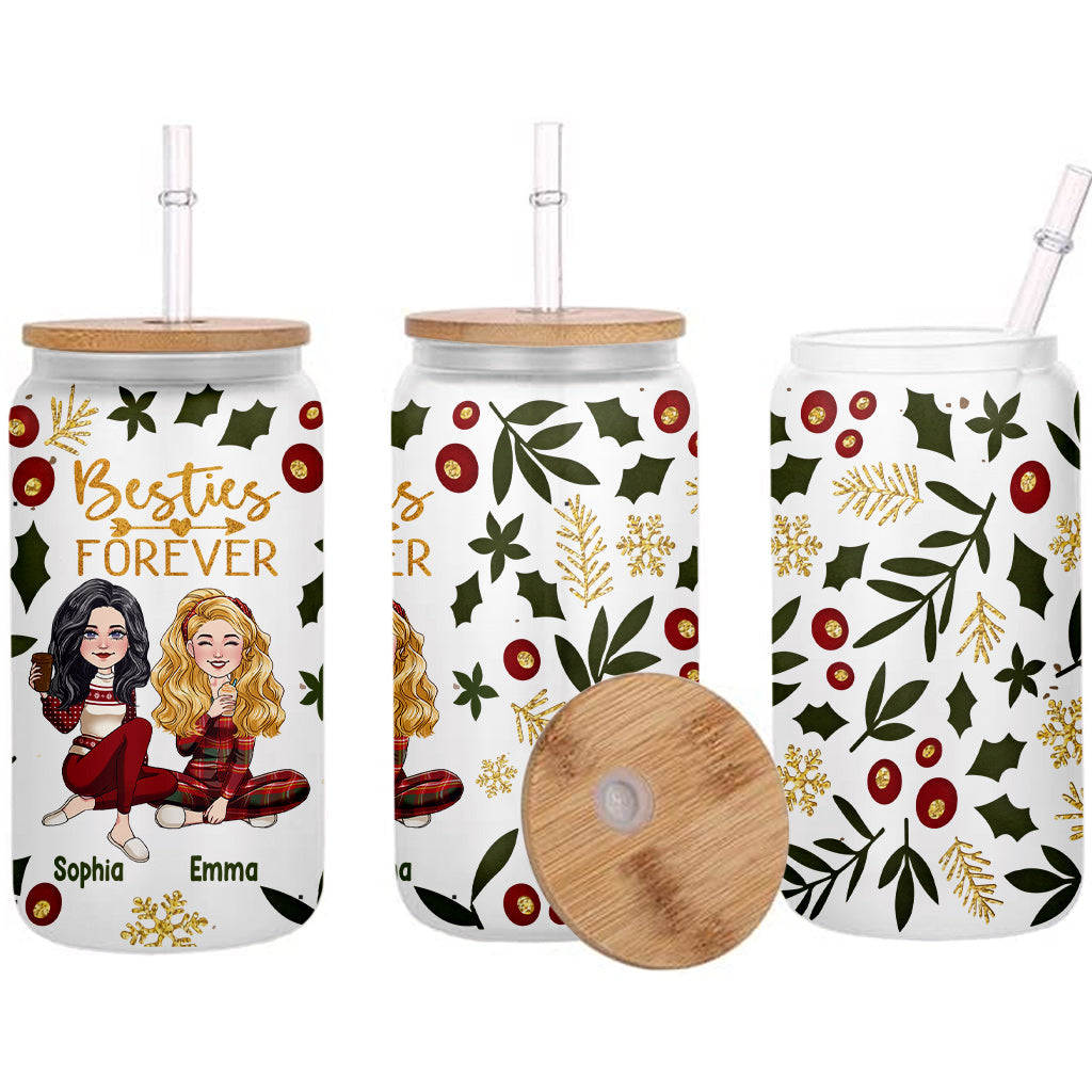 Meilleures amies pour toujours - Verre à canette personnalisé pour meilleures amies