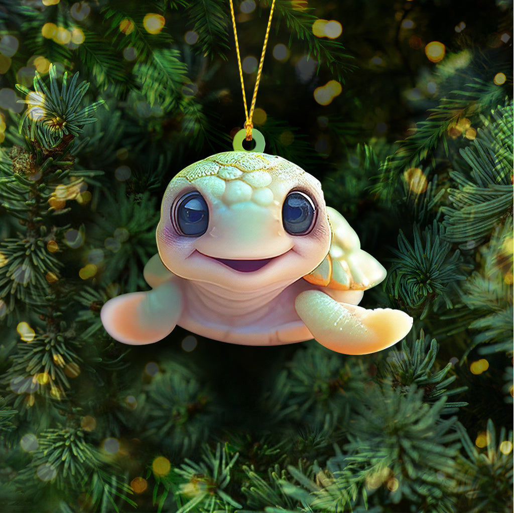 J'adore les tortues - Ornement tortue