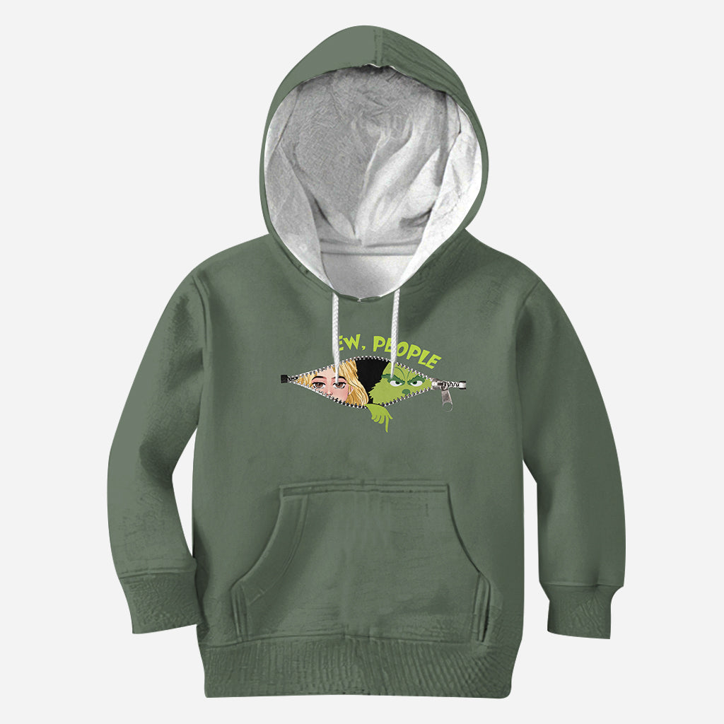 Ew People Green Mischief - T-shirt personnalisé « Volé Noël »