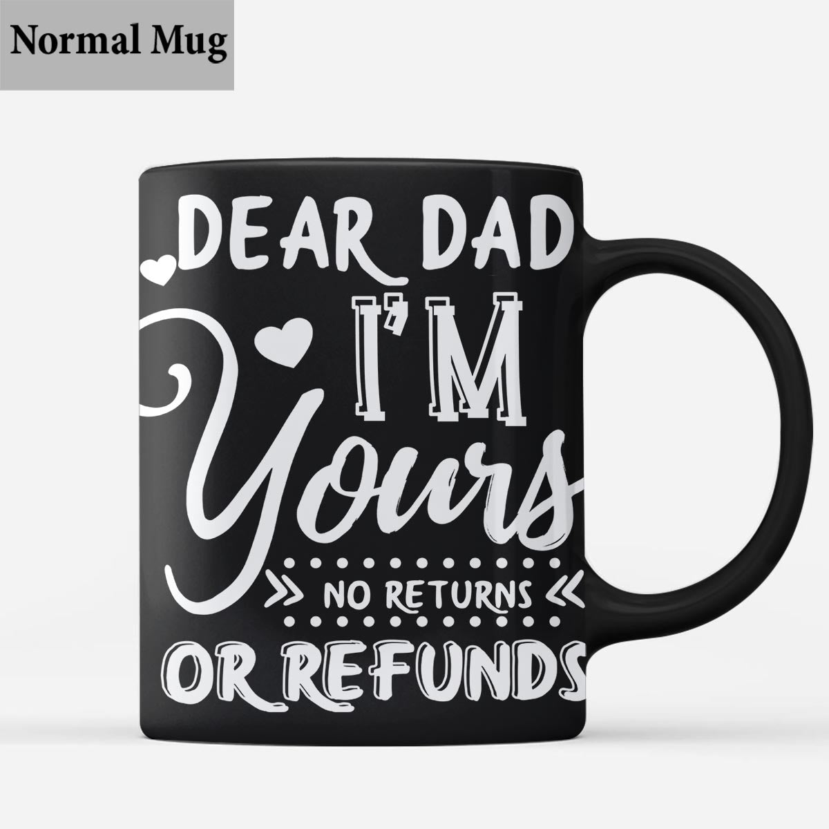 Chère maman, cher papa, je suis à vous - Cadeau pour maman, papa - Mug personnalisé