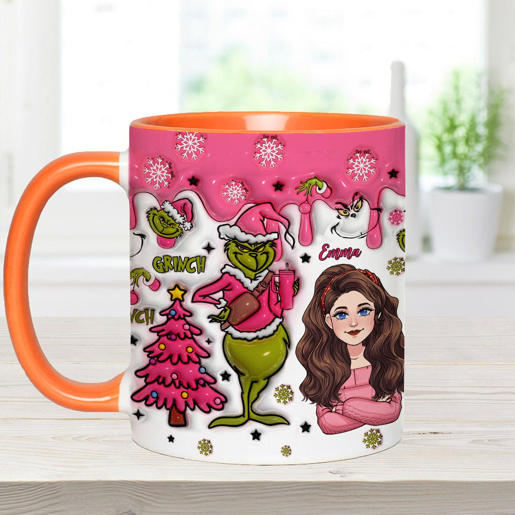 In My Grinch Era - Personalized Stole Christmas Accent Mug