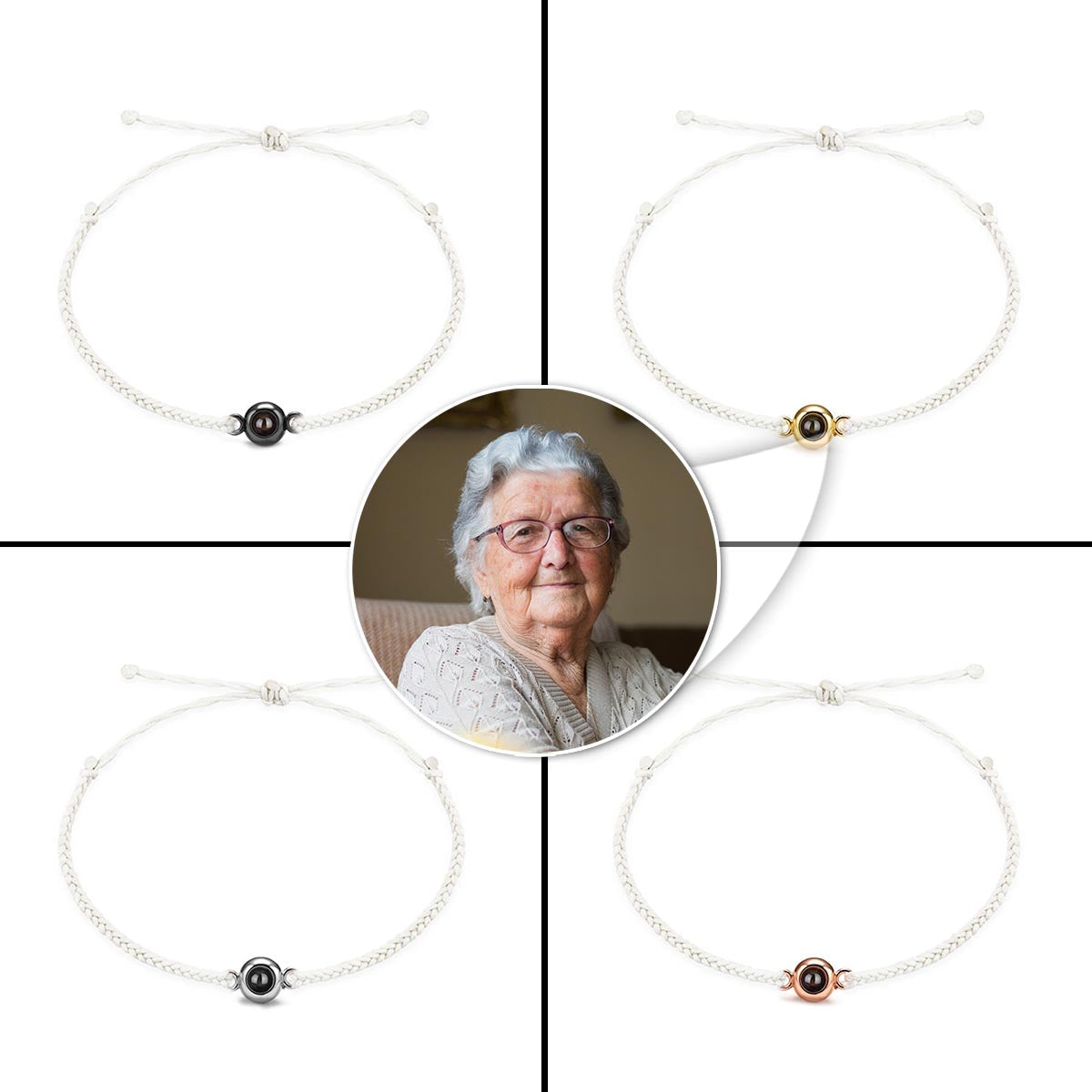 Ceux qu'on aime ne disparaissent jamais - Bracelet de projection personnalisé, cadeau commémoratif en cas de perte.