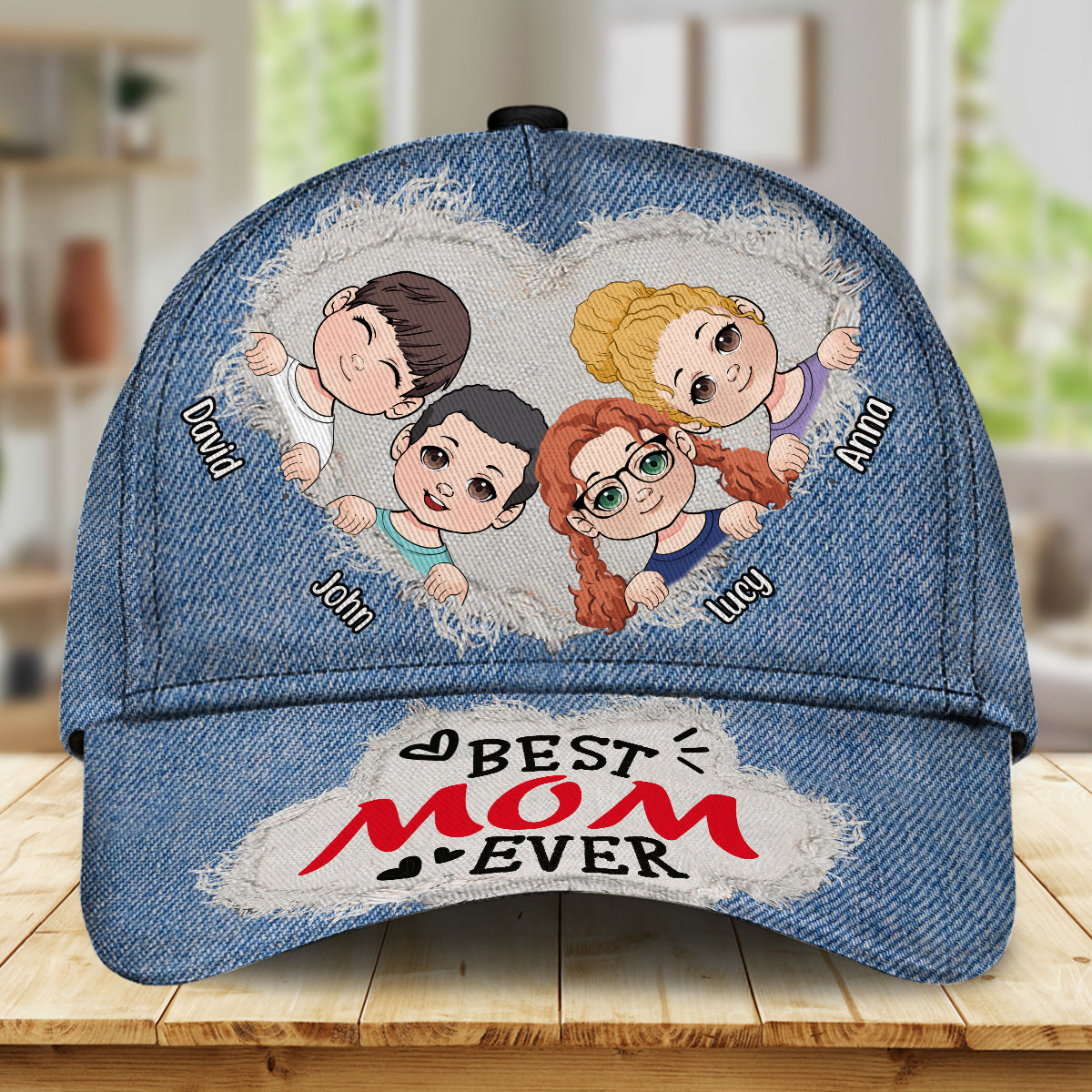 Meilleure maman du monde - Casquette classique personnalisée pour maman