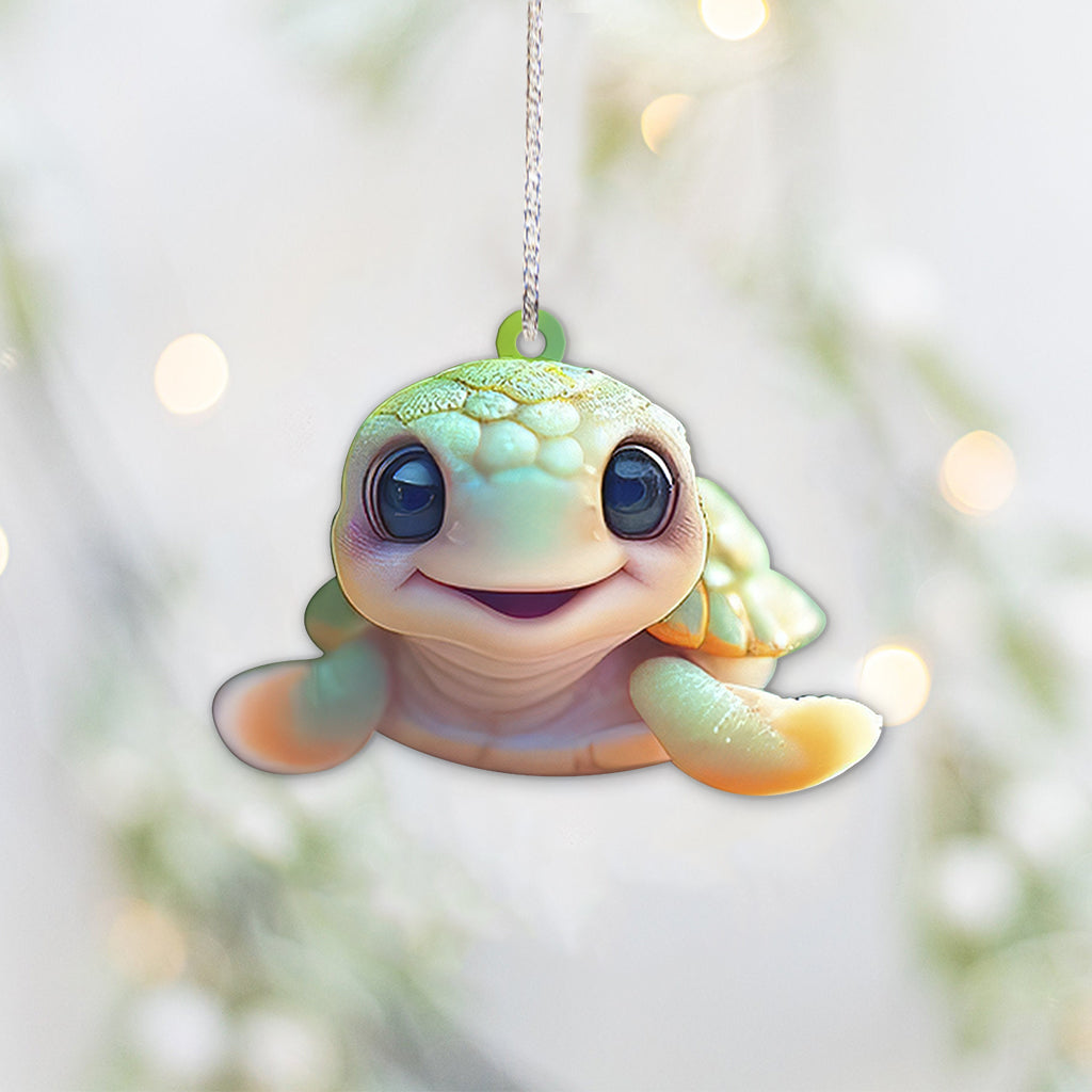 J'adore les tortues - Ornement tortue