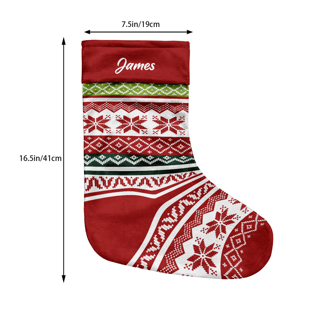 Joyeux Noël - Chaussettes de Noël personnalisées pour toute la famille