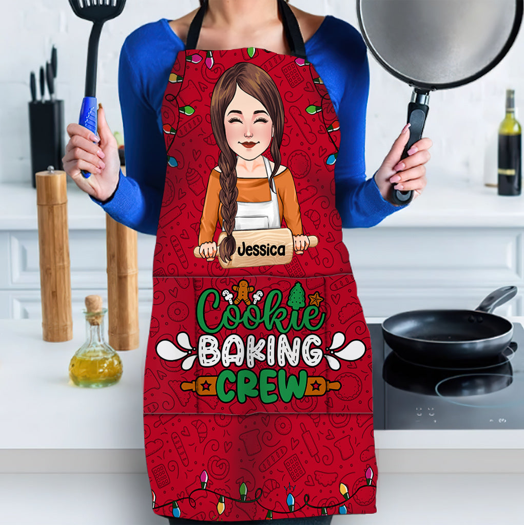 Tablier familial personnalisé Cookie Baking Crew