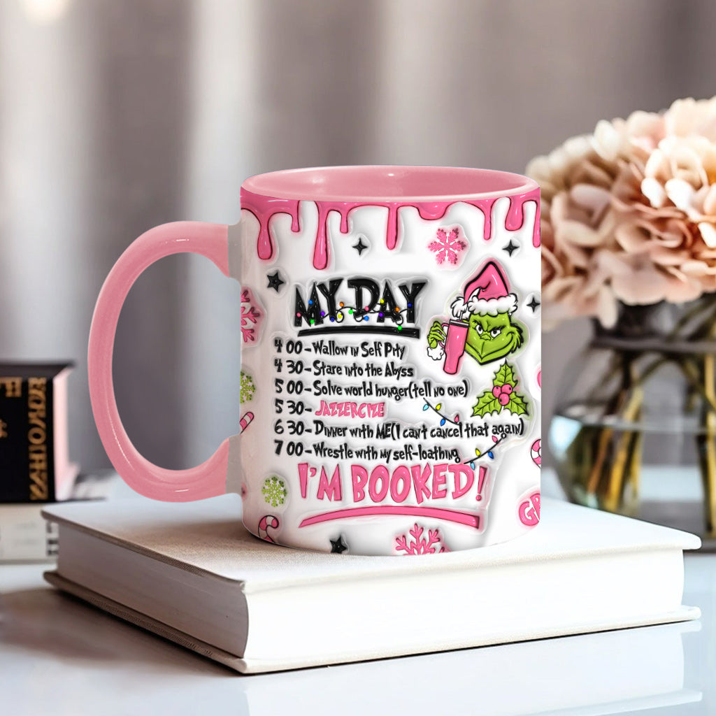 Je suis réservé(e) - Mug de Noël personnalisé avec étole