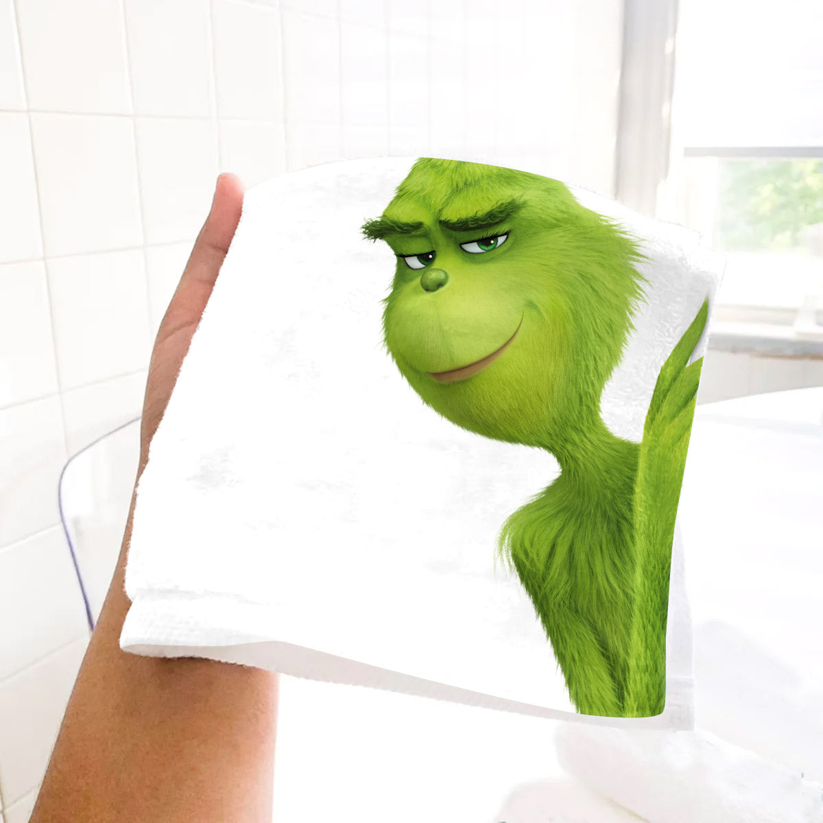 Bonjour Sweet Cheeks - Serviette de Noël volée