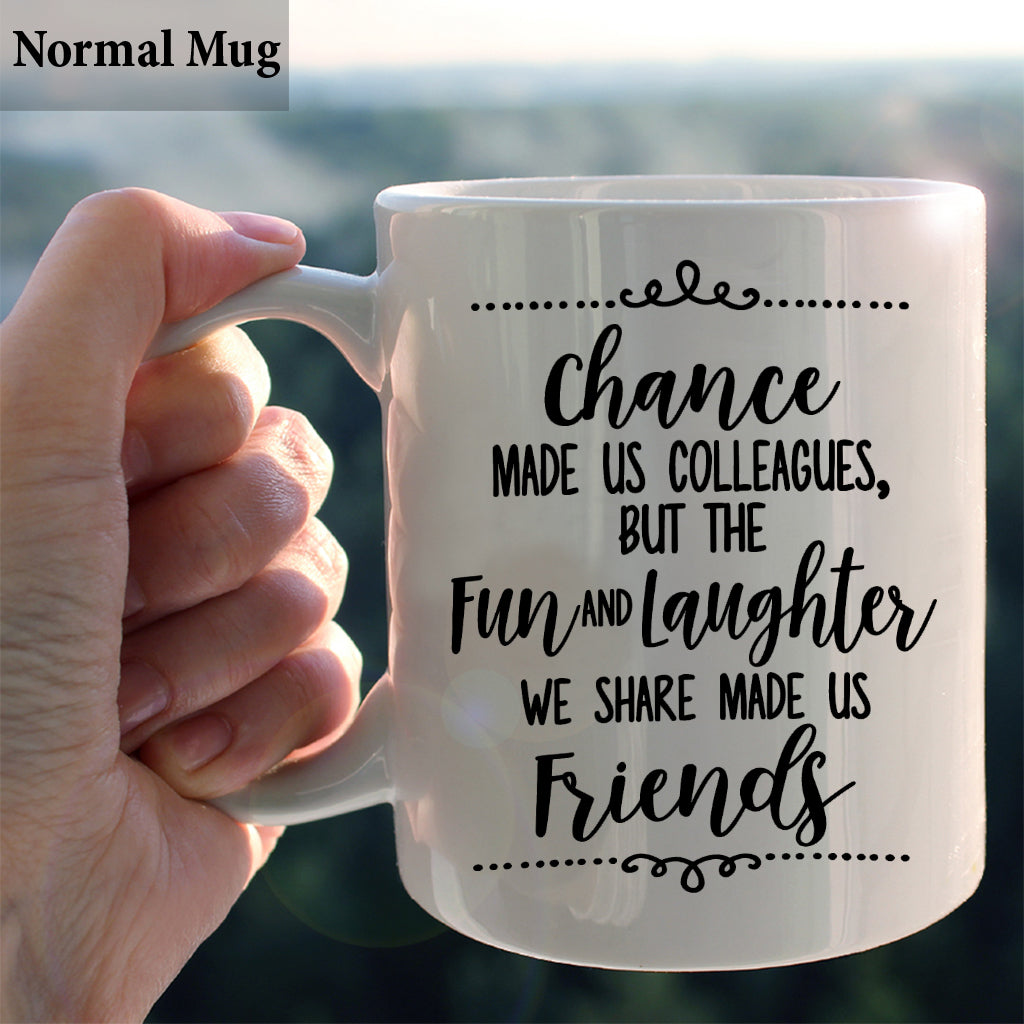 Les rires et les joies partagés - Mug personnalisé pour infirmière