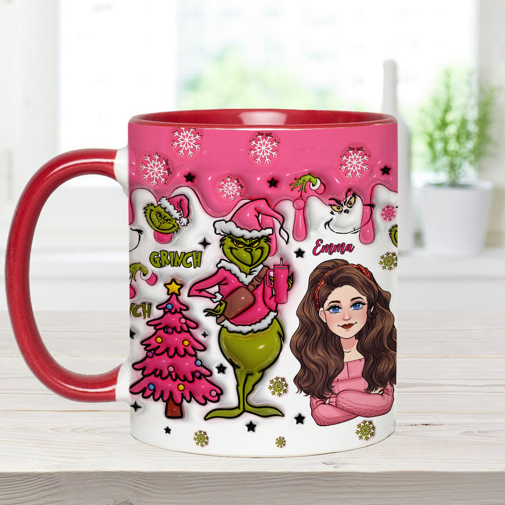 In My Grinch Era - Personalized Stole Christmas Accent Mug