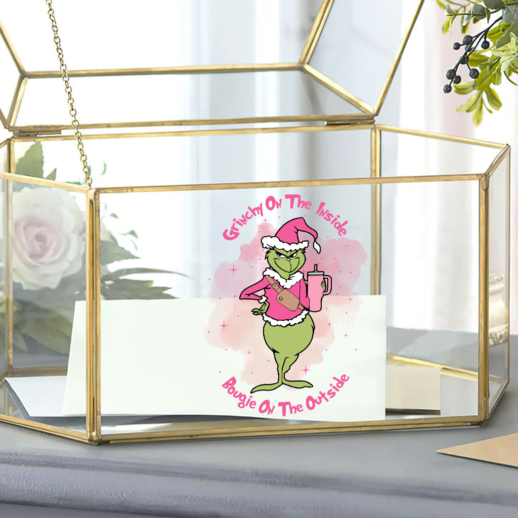 Grinchy On The Inside - Stole Christmas Decal Full