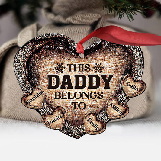 This Dad / Mom / Grandma / Grandpa Belongs To - Personalized Father Ornament
