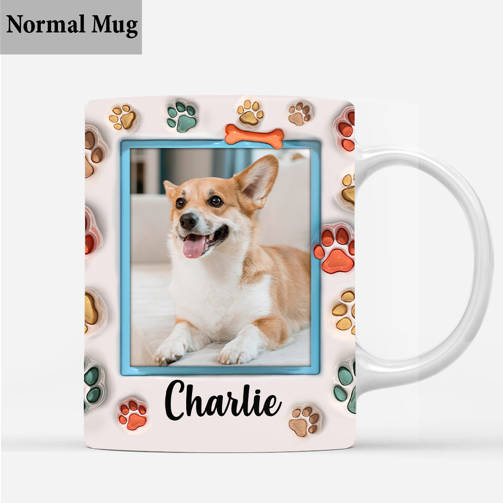 Lovely Dog/Cat Face - Personalized Dog Mug