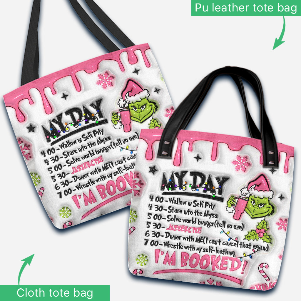 Je suis réservé(e) - Sac fourre-tout de Noël personnalisé avec étole