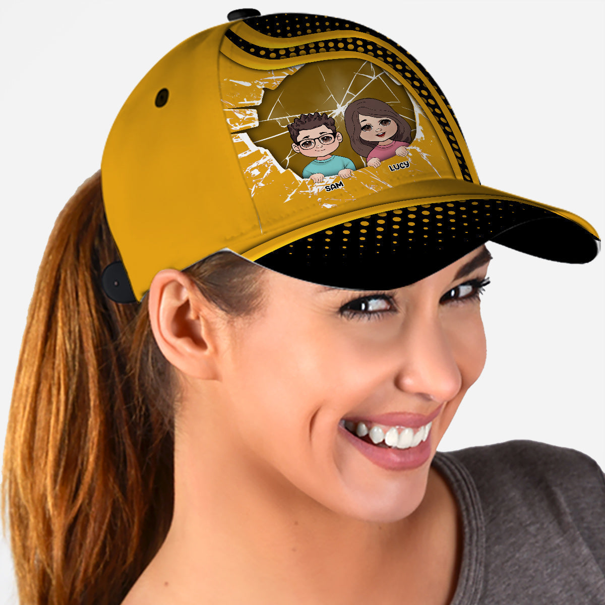 Meilleur papa du monde - Casquette classique personnalisée pour papa