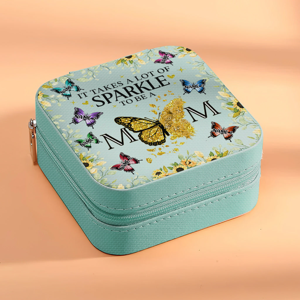 Il faut beaucoup d'éclat pour être maman - Coffret à bijoux personnalisé pour maman