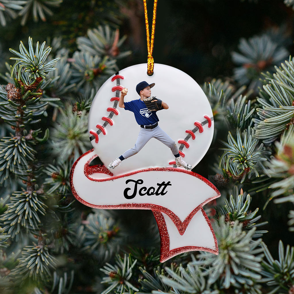 Baseball Lover - Personalized Baseball Ornament
