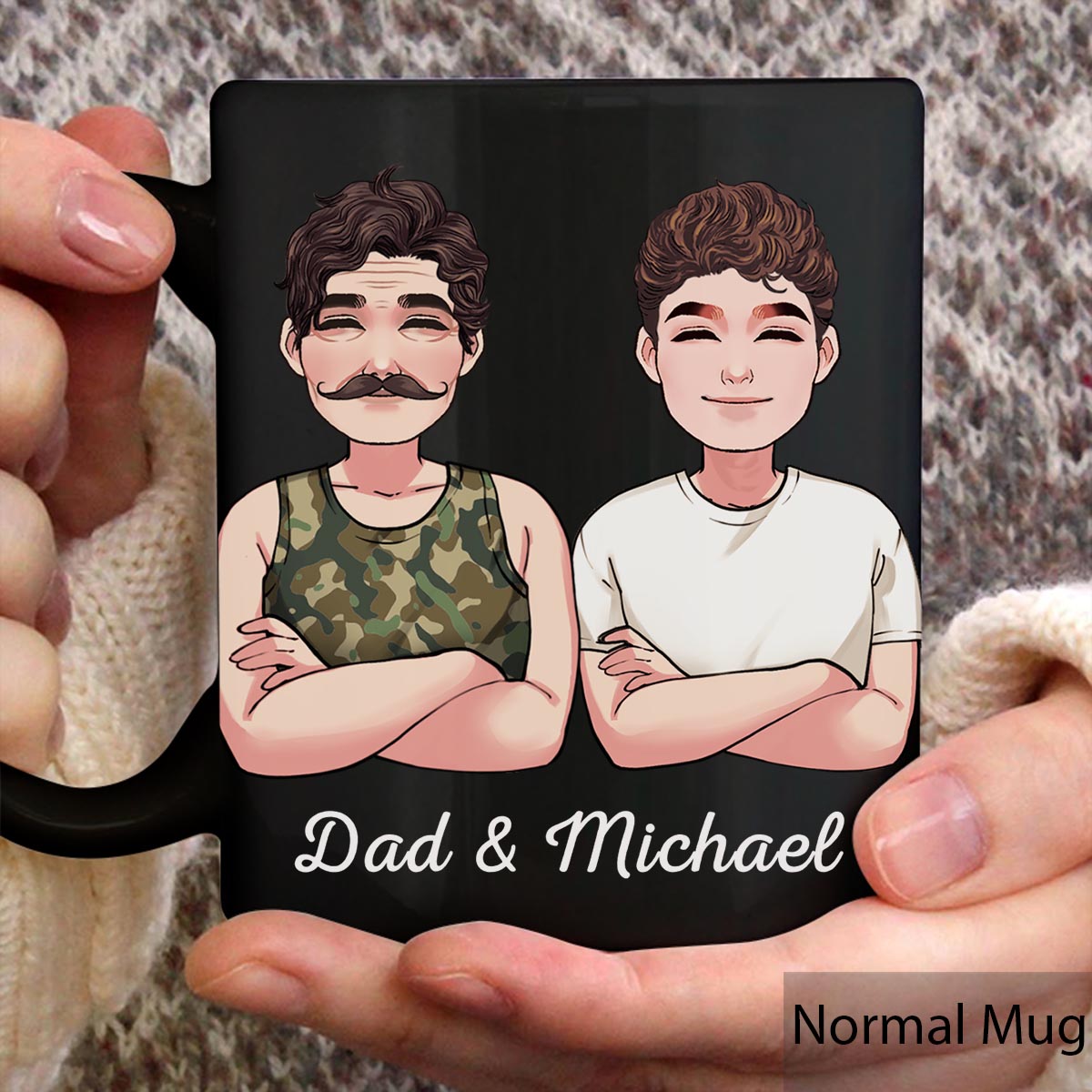 Chère maman, cher papa, je suis à vous - Cadeau pour maman, papa - Mug personnalisé