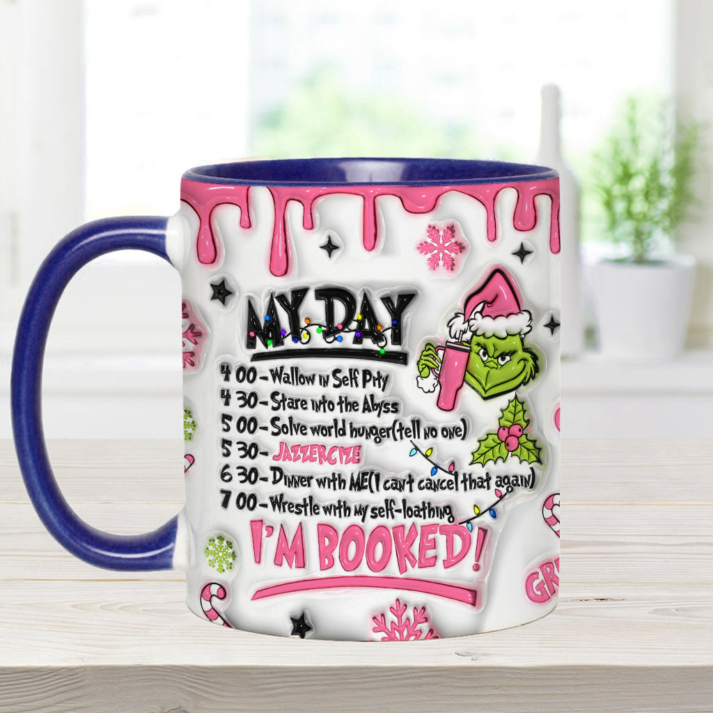 Je suis réservé(e) - Mug de Noël personnalisé avec étole