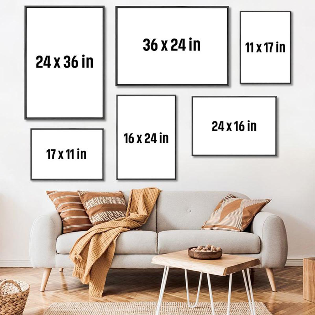 Portrait au trait personnalisé - Toile et affiche personnalisées pour maman