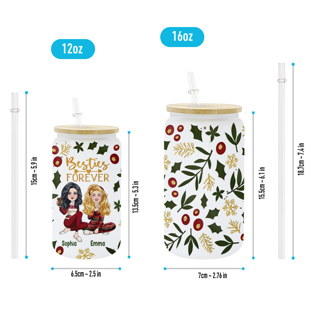 Meilleures amies pour toujours - Verre à canette personnalisé pour meilleures amies