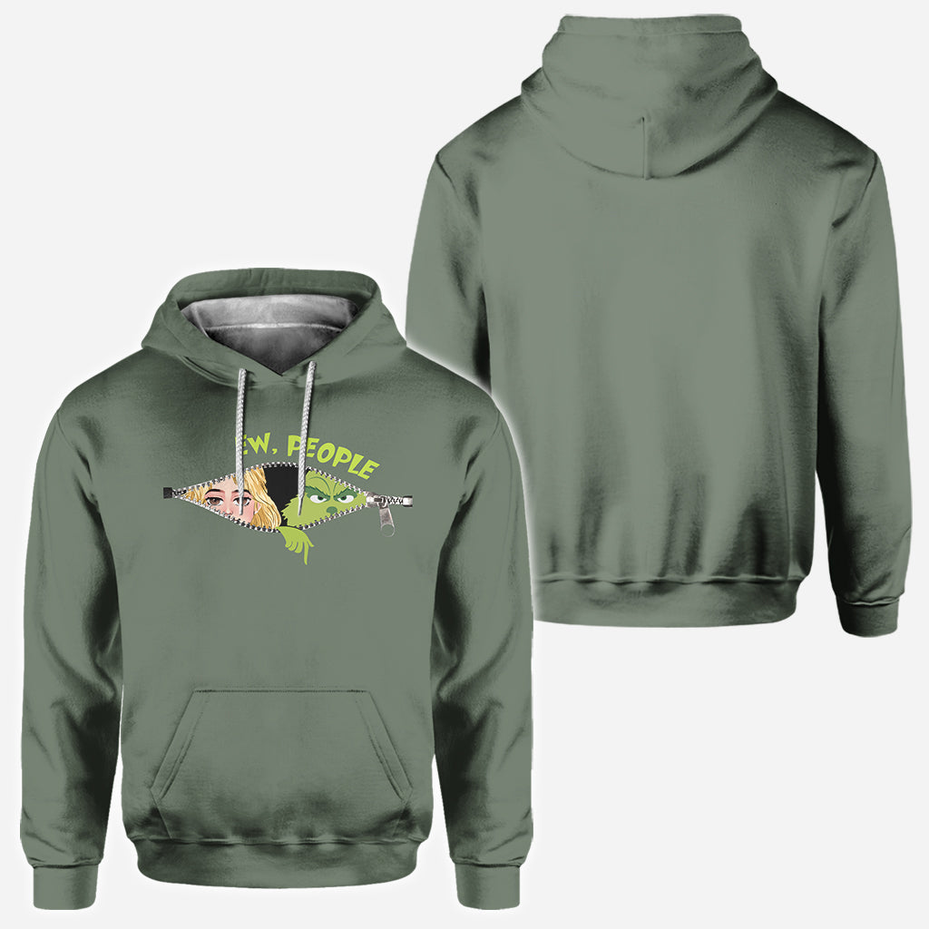 Ew People Green Mischief - T-shirt personnalisé « Volé Noël »