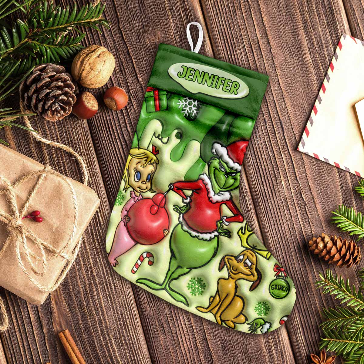 Merry Christmas - Personalized Stole Christmas Christmas Stockings