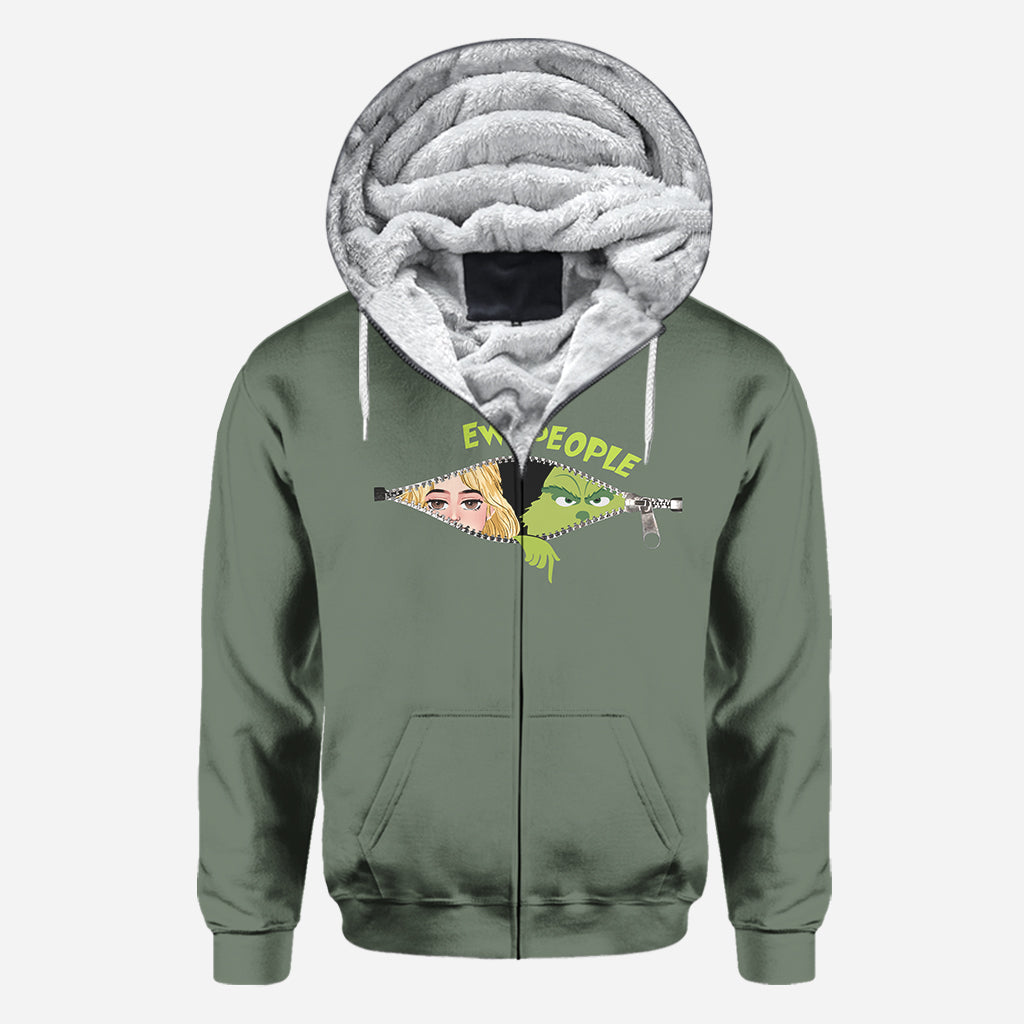 Ew People Green Mischief - T-shirt personnalisé « Volé Noël »