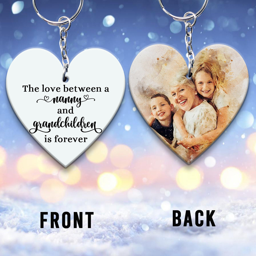 Amour éternel - Porte-clés personnalisé pour grand-mère