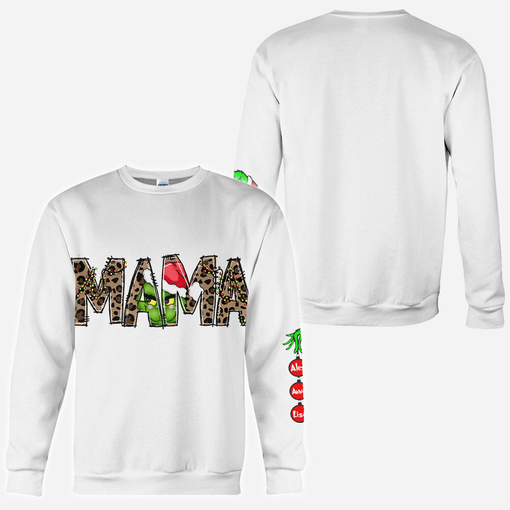 Personalized Christmas Hoodie For Mom - Personalized Stole Christmas All Over Shirt