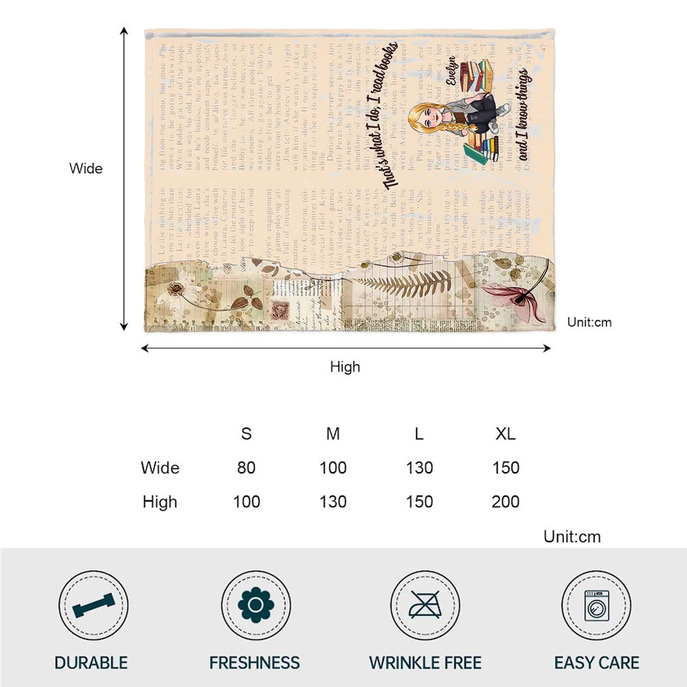 Voici ma couverture de lecture - Cadeau de lecture pour maman, fille, petite amie, épouse - Couverture personnalisée