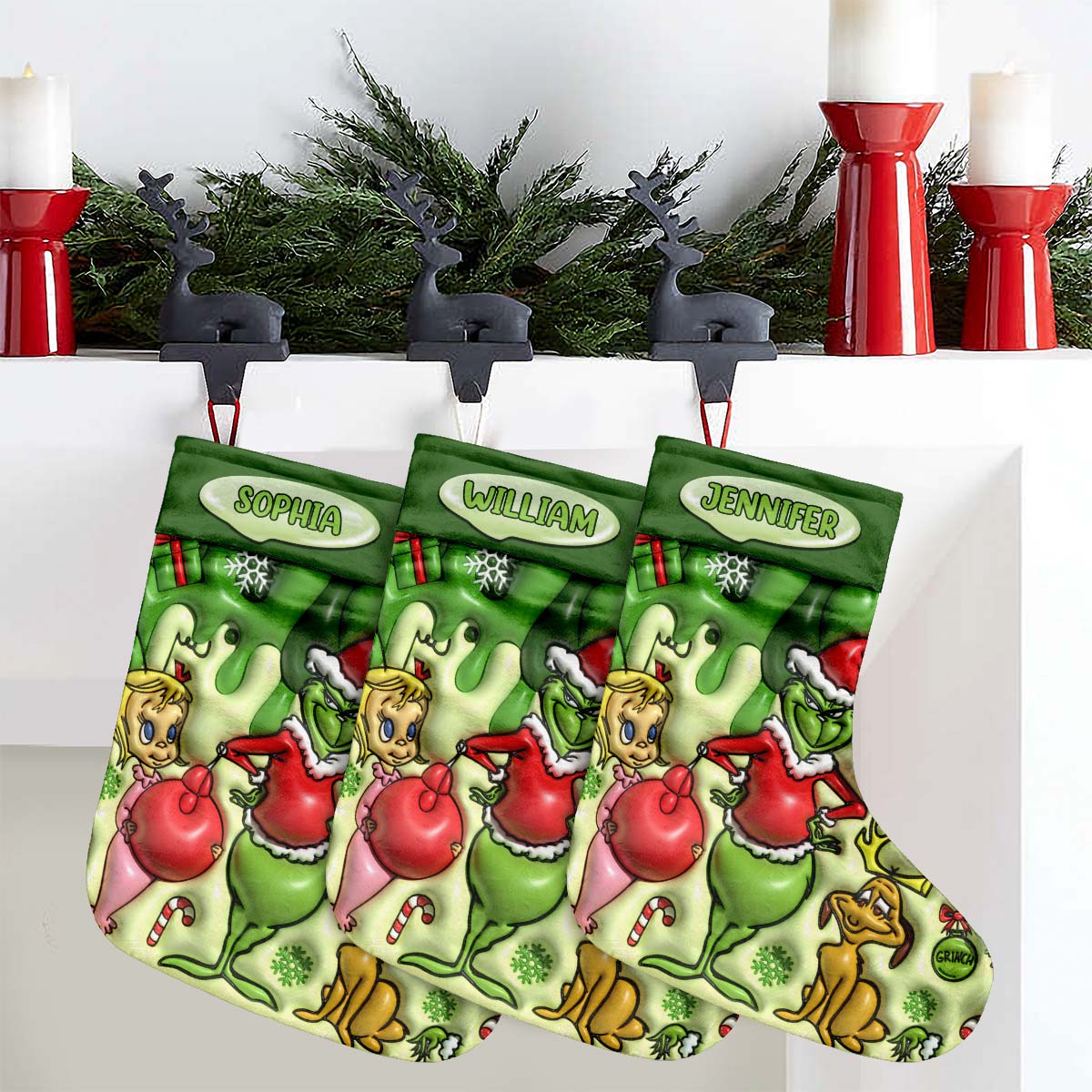 Merry Christmas - Personalized Stole Christmas Christmas Stockings