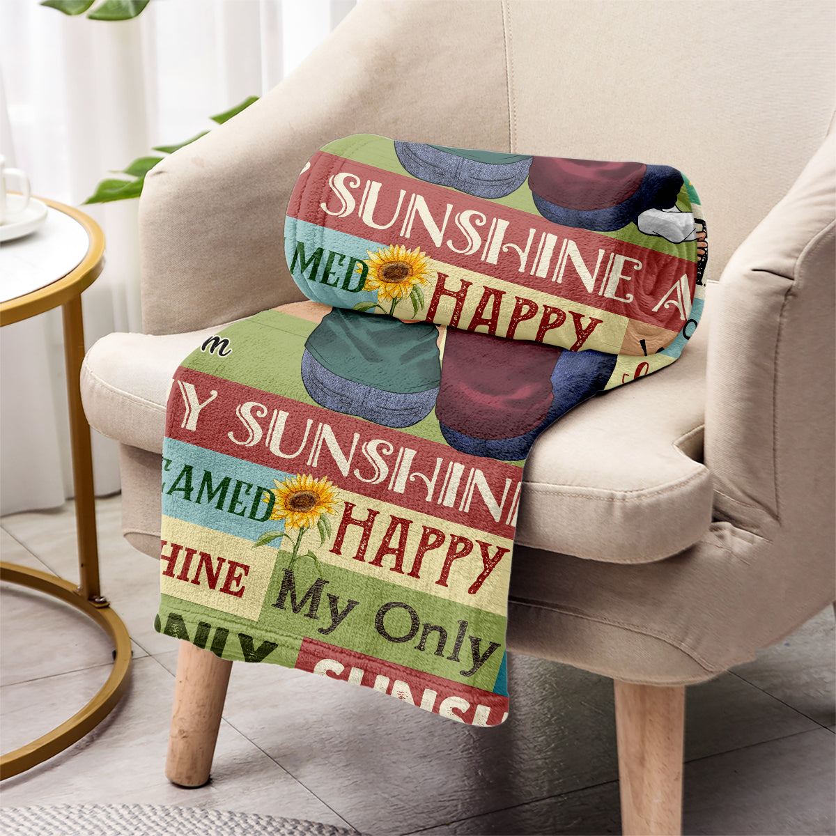 Maman, tu es mon rayon de soleil - Cadeau pour maman, grand-mère - Couverture personnalisée