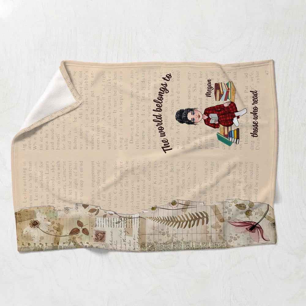 Voici ma couverture de lecture - Cadeau de lecture pour maman, fille, petite amie, épouse - Couverture personnalisée