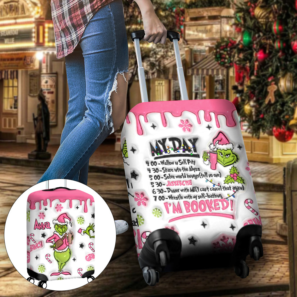 Je suis réservé(e) - Housse de valise personnalisée « Étole de Noël »