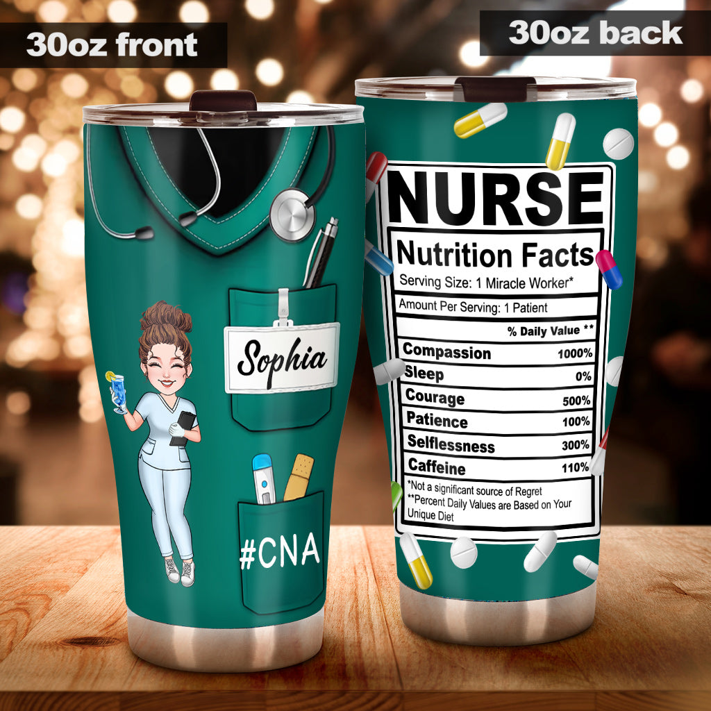 Informations sur les infirmières - Gobelet isotherme personnalisé pour infirmières