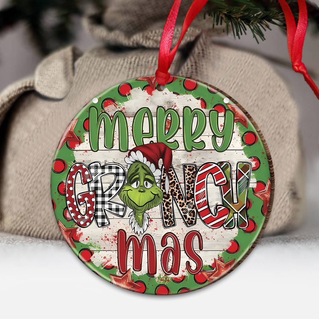 Merry Christmas - Stole Christmas Ornament