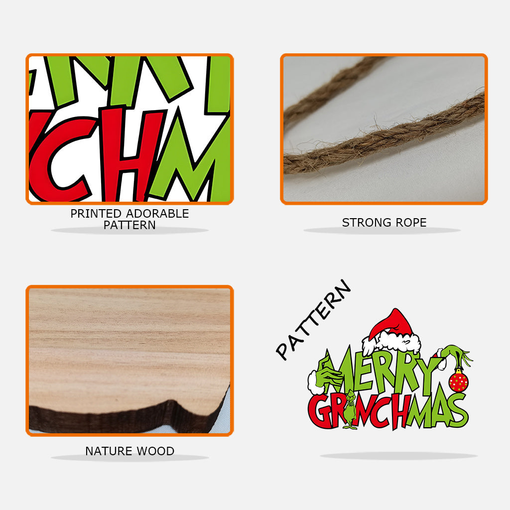 Joyeux Noël - Panneau en bois personnalisé « Étole de Noël »