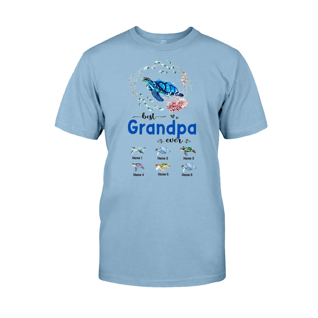 Best Nana Ever - Turtle gift for grandma, grandpa, mom, dad, uncle, aunt - Personalized T-shirt And Hoodie