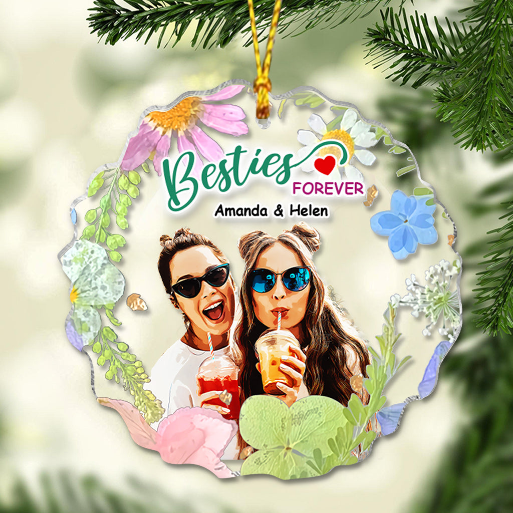 Besties Forever - Personalized Bestie Ornament