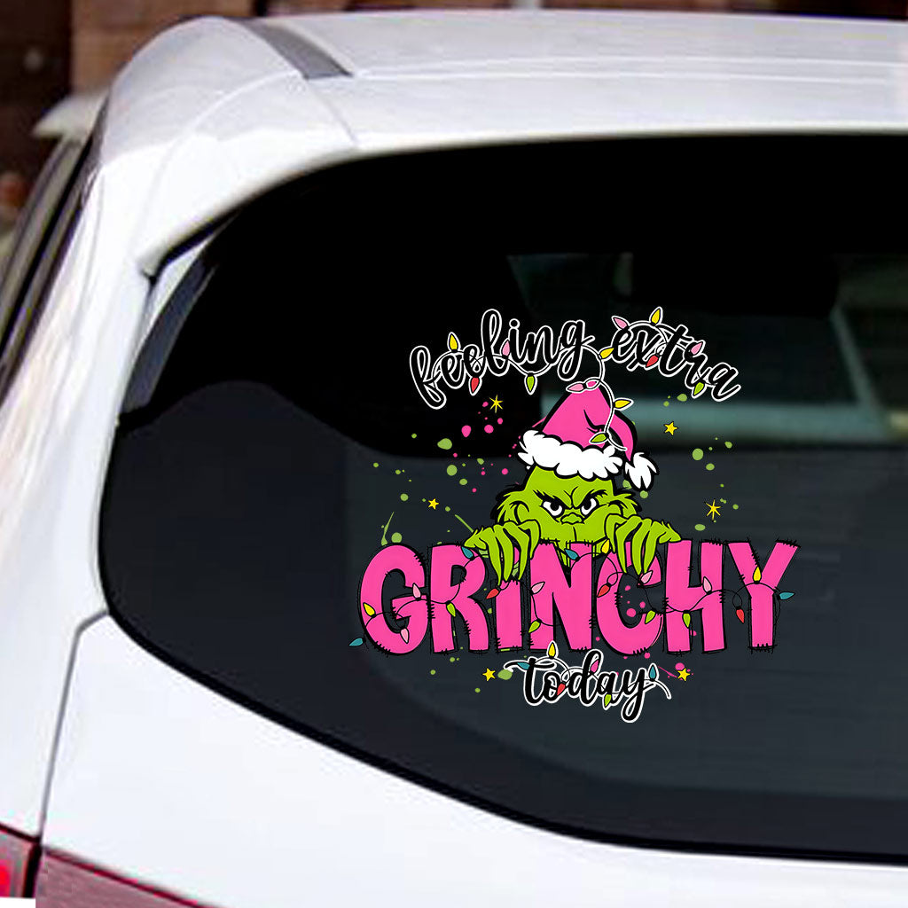 Je me sens particulièrement Grincheux - Autocollant complet « Noël volé »