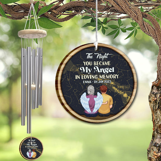 When I Look At The Stars - Personalized Memorial Wind Chime