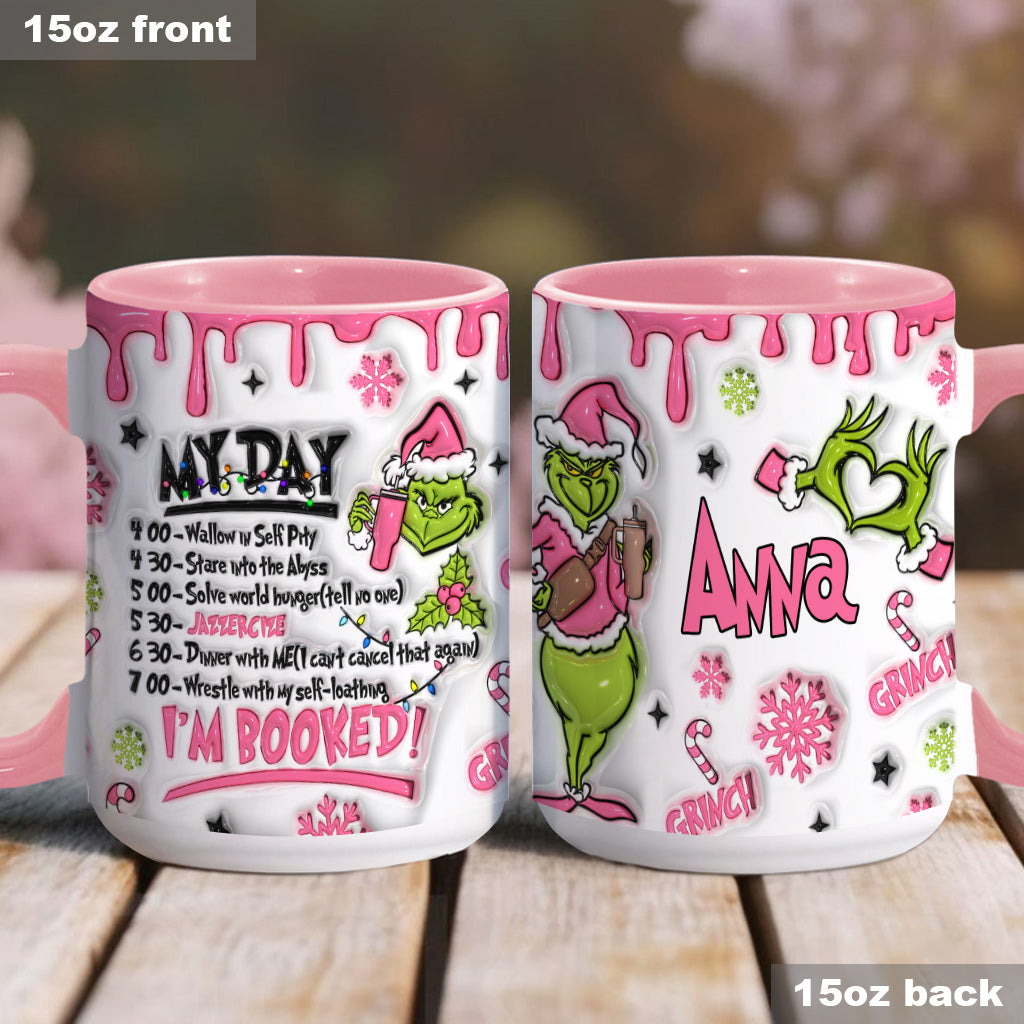 Je suis réservé(e) - Mug de Noël personnalisé avec étole