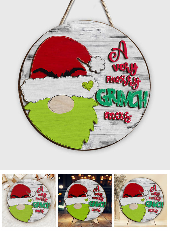 Joyeux Noël - Panneau/Plaque en bois double couche « Noël volé »