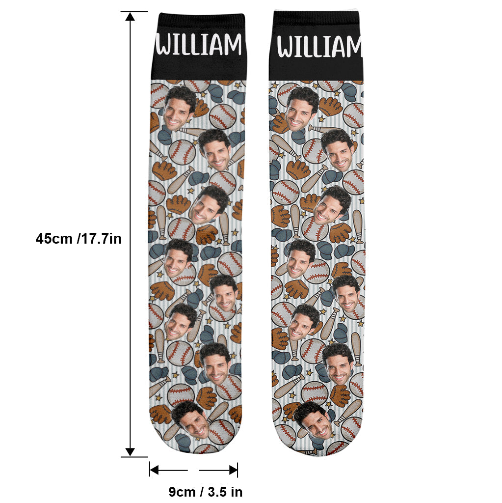 Rien de tel que chez soi - Chaussettes de baseball personnalisées